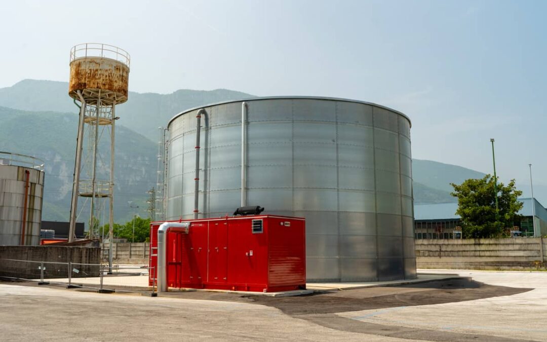 Serbatoio antincendio stabilimento O-I Italy S.p.A.